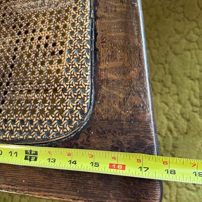 Vintage Accent Cane Chair