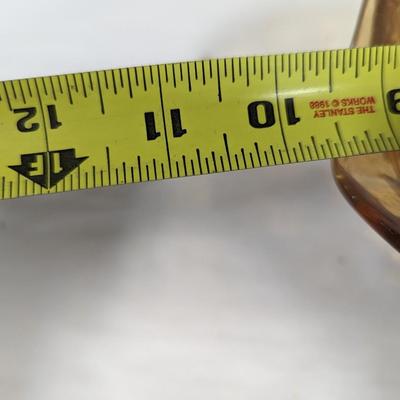 Vintage Amber Serving Bowl