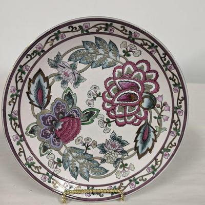 Classic Traditions J C Penney Hand Crafted Porcelain Plate