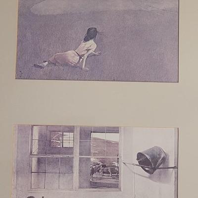 Framed 3 Realist Prints by Mid Century Artist Andrew Wyeth