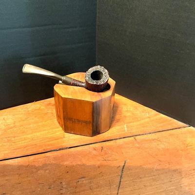 902 Stanwell Golden Danish Pipe with Block Stand