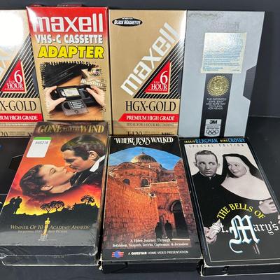 LOT 116L: VHS Tapes - Gone With The Wind, Oliver, Casablanca & More