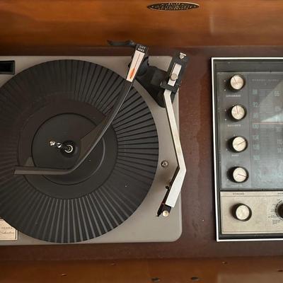 SEARS Stereo Radio Record Player (See Description)