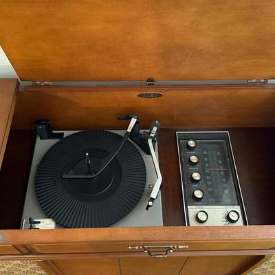 SEARS Stereo Radio Record Player (See Description)
