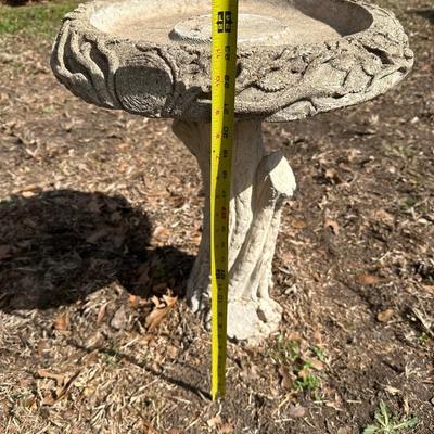 Cement Bird Bath