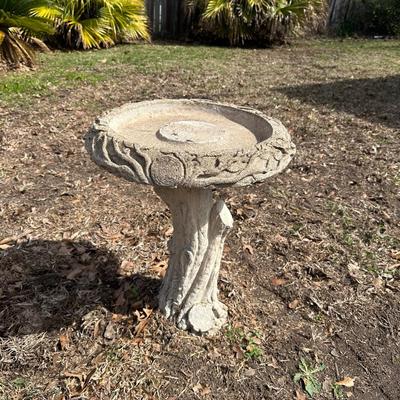 Cement Bird Bath