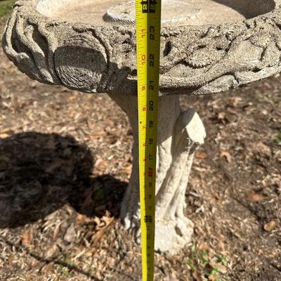 Cement Bird Bath