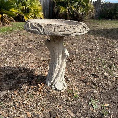 Cement Bird Bath