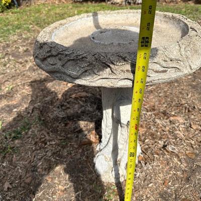 Cement Bird Bath