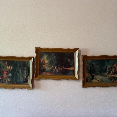 Three (3) Framed Paintings