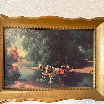 Three (3) Framed Paintings