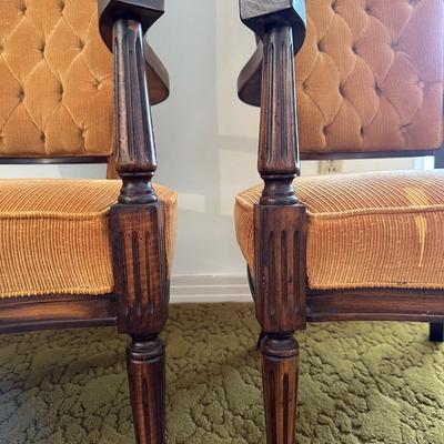 Lewittes Mid-Century Pair of Chairs (See Description)