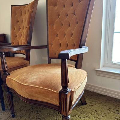 Lewittes Mid-Century Pair of Chairs (See Description)