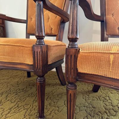 Lewittes Mid-Century Pair of Chairs (See Description)