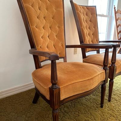 Lewittes Mid-Century Pair of Chairs (See Description)