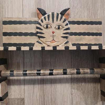 Cat Towel Holder