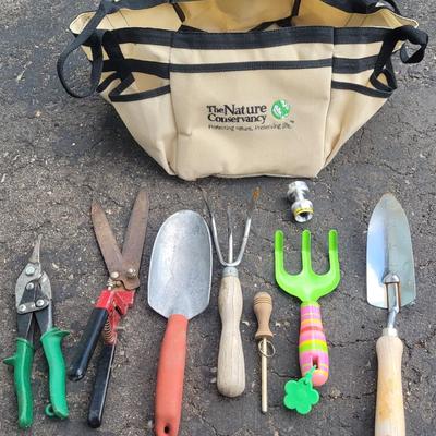 Gardening Hand Tools with bag