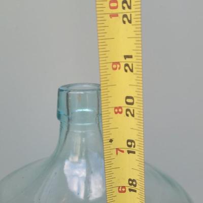 Large Vintage Glass Water Bottle
