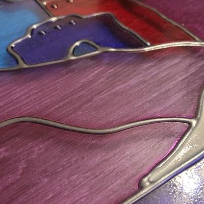 Large Plexi- Stained Glass Style Art
