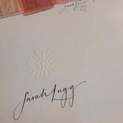 Hand Signed SARAH LUGG Print