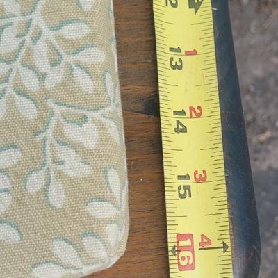 Vintage Blue Wash Wood Bench