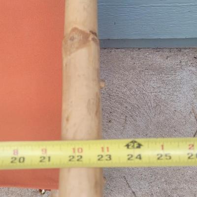 Vintage Bamboo & Canvas Fold up Chair