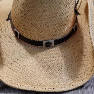 Medium Straw Cowboy Hat