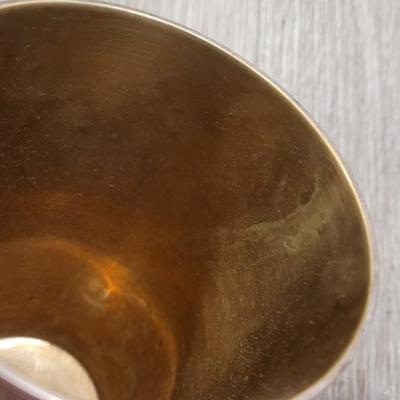 Persian Silver Cup with Gold Wash Interior