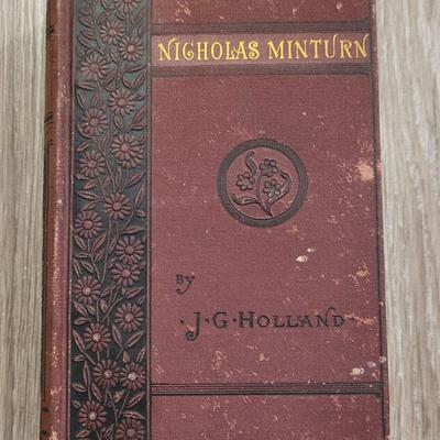 1888 Nicholas Minturn Book