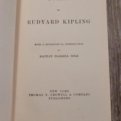 1899 'Poems of Rudyard Kipling' Book