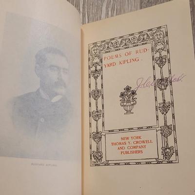 1899 'Poems of Rudyard Kipling' Book