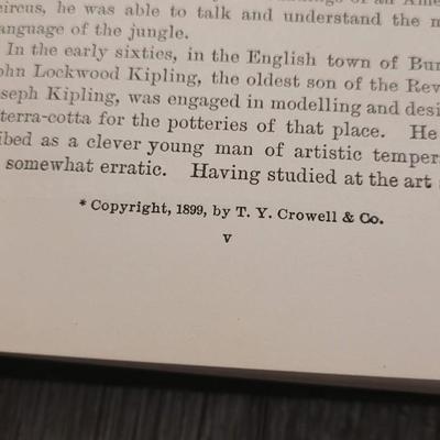 1899 'Poems of Rudyard Kipling' Book