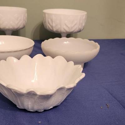 Milk glass - 5