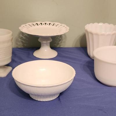 Milk glass - 5