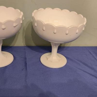 Large milk glass - 2