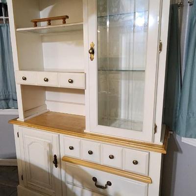 Kitchen hutch light wood