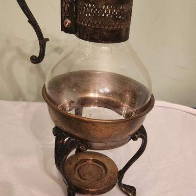 Antique tea warmer pot
