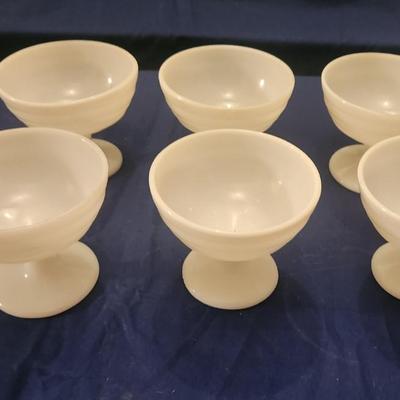 Milk glass cup - 6