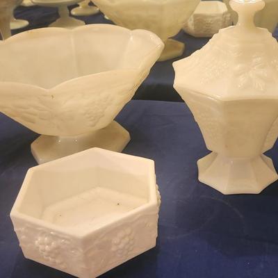 Milk glass - 3
