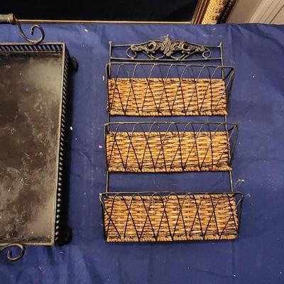 Tray and wall file