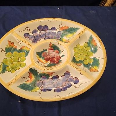 Grape serving dish
