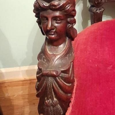 Antique King and Queen chairs