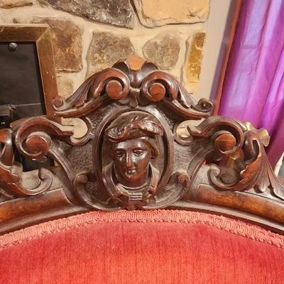 Antique King and Queen chairs