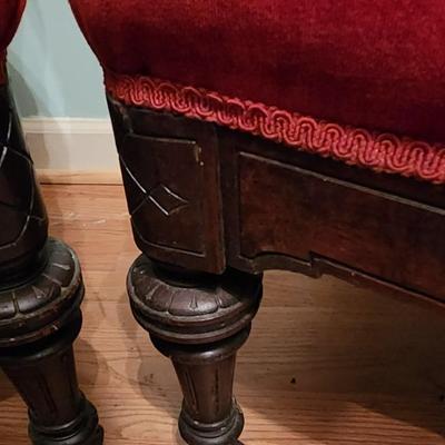 Antique King and Queen chairs