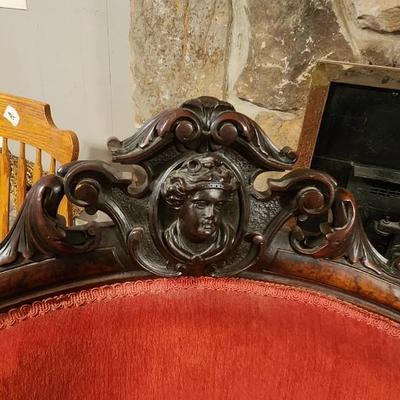 Antique King and Queen chairs