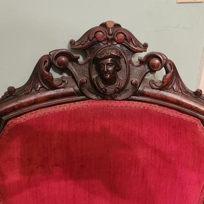 Antique King and Queen chairs