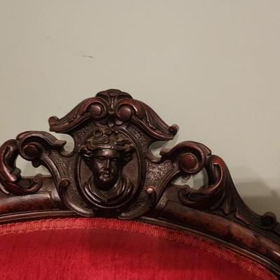 Antique King and Queen chairs