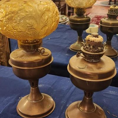 Bronze lantern set - 2