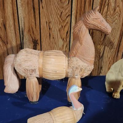 Straw animals