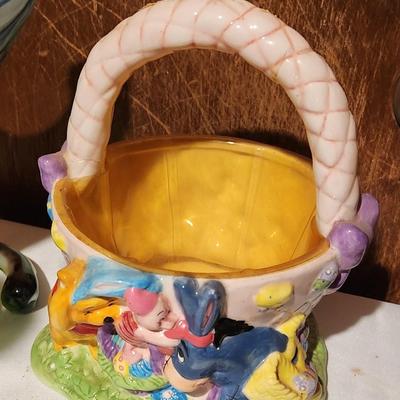 Disney glass basket
